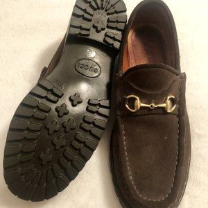 Vintage Women's Gucci Brass Bit Loafer Size 8.5